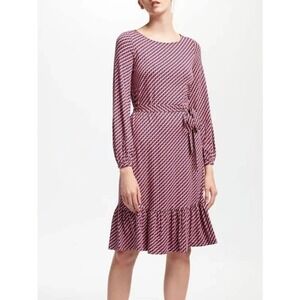 Boden Holly Jersey Polka Dots Midi Dress Size 8L